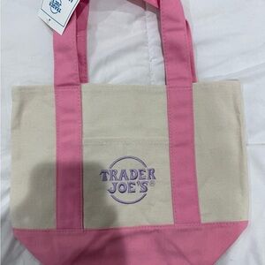 Pink and Cream Tote Bag